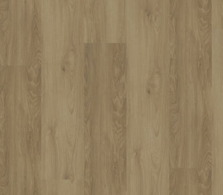 EcoDense Sligo hybrid resilient flooring surface in warm natural wood tone