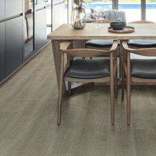 EcoDense Toby hybrid resilient flooring in a dining room