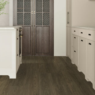 EcoDense Millstone hybrid resilient flooring in a residential interior